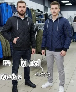 Kurtki MĘSKA ,size m-2xl,Paczka 4szt ,1kolor