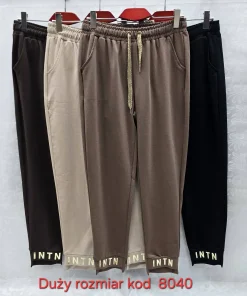 Spodnie Damskie,size xl-4xl,paczka 4szt, 1 kolor