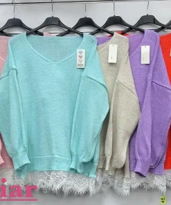Swetry damskie ,size uni,Paczka 6szt, mix kolor