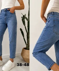 Jeansy Damskie,Size 38-48,paczka 12szt, 1 kolor