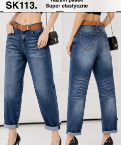 Jeansy Damskie,size xs-xl,paczka 10szt, 1 kolor