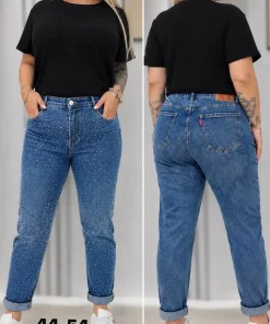 Jeansy Damskie,Size 44-54,paczka 12szt, 1 kolor