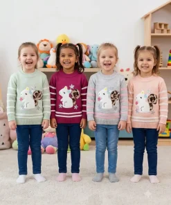 Swetry DZIECIĘCA,size 1-3lat,paczka 6szt, mix kolor