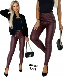 Spodnie skórzane Damske,Size 36-44,paczka 10szt, 1 kolor