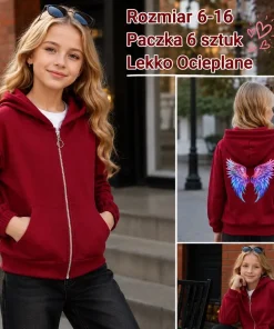 Bluzy DZIECIĘCA, size 6-16lat,Paczka 6szt, 1kolor