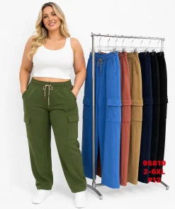 Spodnie Damskie,Size 2xl-6xl,paczka 12szt, mix kolor