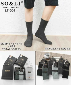 Skarpety MĘSKIE, size 40-47,Paczka 36szt ,mix kolor