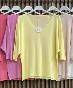 Swetry Damskie WŁOSKA,Size uni,paczka 6szt, mix kolo