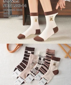 Skarpety Damskie, size 35-42,Paczka 40szt, mix kolor