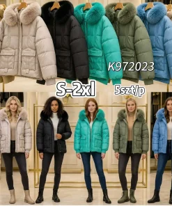Kurtki damskie,size s-2xl,paczka 5szt,1kolor