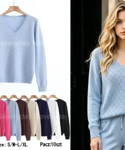 Swetry damskie,size s/m-l/xl,paczka 10szt ,mix kolor