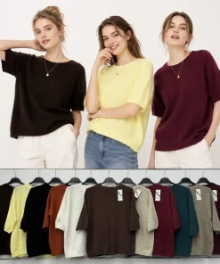 Swetry Damskie WŁOSKA,Size uni,paczka 6szt, mix kolor