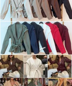 Kurtki damskie WŁOSKA,Size uni ,paczka 6 szt mix kolor