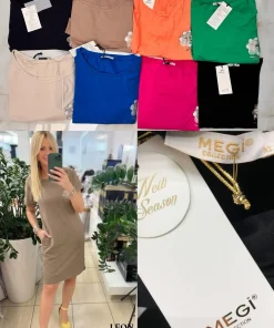 Sukienki damskie, size uni,paczka 6szt,mix kolor