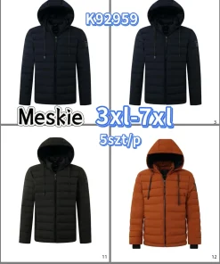 Kurtki MĘSKA ,size 3-7xl,Paczka 5szt ,1kolor