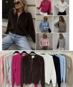 Swetry damskie,Size uni,paczka 12szt, mix kolor