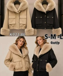 Kurtki Damskie ,size s-l,paczka 6szt,1kolor