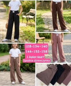 Spodnie DZIECIĘCA,size 128-158,Paczka 6szt,1kolor