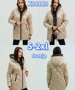 Kurtki Damskie,size s-2xl,Paczka 5szt ,1kolor