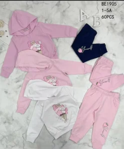 Komplety DZIECIĘCA, size 1-5lat,Paczka 15szt, mix kolor