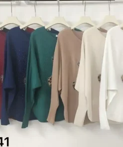 Swetry damskie,size uni,Paczka 10szt ,mix kolor
