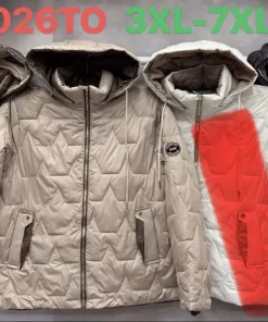 Kurtki Damskie,size 3xl-7xl,paczka 5szt, 1 kolor