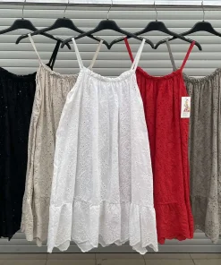 Sukienki Damskie WŁOSKA,Size uni,paczka 6szt, mix kolor