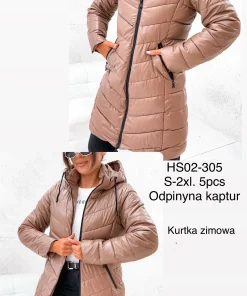 Kurtki Damskie,size s-2xl,paczka 5szt, 1 kolor