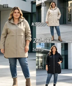 Kurtki Damskie ,size 2-6xl,paczka 5szt,1kolor