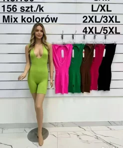 Kombinezony Damskie,size s/m-4xl/5xl,paczka 12szt, mix kolor