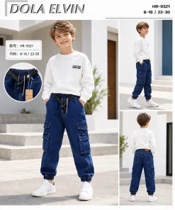 Spodnie JEANSY DZIECIĘCA,size 8-16lat,Paczka 5szt ,1kolor