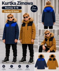 Kurtki DZIECIĘCA,size 8-16lat,Paczka 10szt ,mix kolor