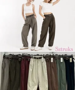 Spodnie Damskie WŁOSKA,Size uni,paczka 6szt, mix kolor