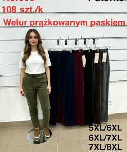 Spodnie Damskie,size 5xl/6xl-8xl/9xl,paczka 12szt, mix kolor