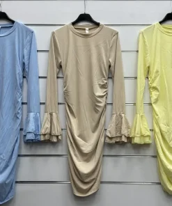 Sukienki Damskie WŁOSKA,Size uni,paczka 6szt, mix kolo