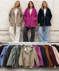 Kurtki , size Uni, paczka 6szt, mix kolor