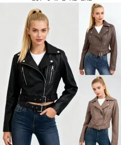 Kurtki skórzane DAMSKA,size s-2xl,paczka 5szt, 1kolor