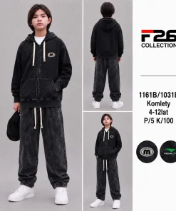 Komplety DZIECIĘCA, size 4-12lat,Paczka 5szt, 1 kolor