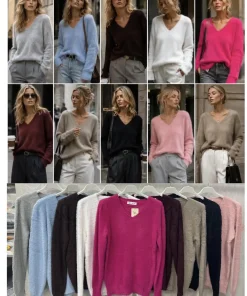 Swetry Damskie,size uni,Paczka 6szt ,mix kolor