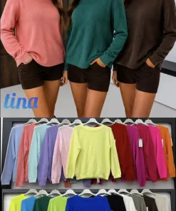 Swetry damskie ,size uni, Paczka 6szt ,mix kolor