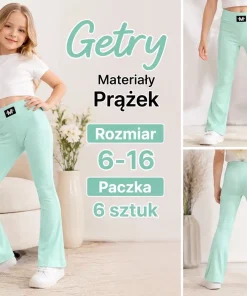 Legginsy DZIECIĘCA,size 6-16lat,Paczka 6szt,1kolor