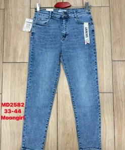 Jeansy Damskie,Size 33-44,paczka 12szt, 1 kolor