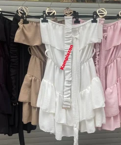 Sukienki DAMSKA WŁOSKA,Size uni ,paczka 6 szt mix kolor
