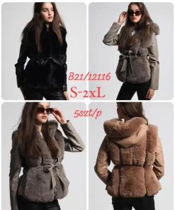 Kurtki skórzane damskie,size s-2xl,paczka 5szt ,1kolor