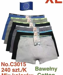 Bokserki MĘSKIE,size xl,paczka 24szt, mix kolor