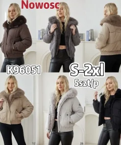 Kurtki damskie,size s-2xl,paczka 5szt,1kolor