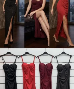 Sukienki Damskie WŁOSKA,Size uni,paczka 6szt, mix kolor