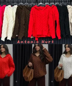 Swetry Damskie, size uni,Paczka 6szt ,mix kolor