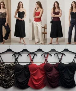 Bluzki Damskie WŁOSKA,Size uni,paczka 6szt, mix kolor