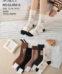 Skarpety Damskie, size 35-42,Paczka 40szt, mix kolor